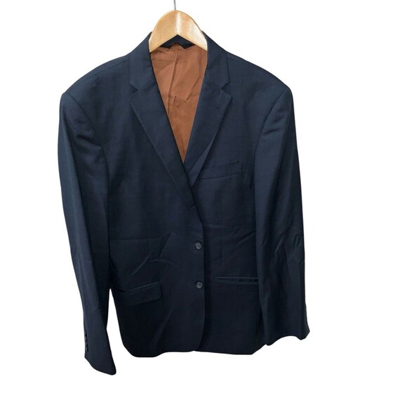 Lot Of 2 Jos A. Bank Joseph  Sport Coat Blazer Brown Navy Blue Slim Fit 41R - Picture 11 of 16